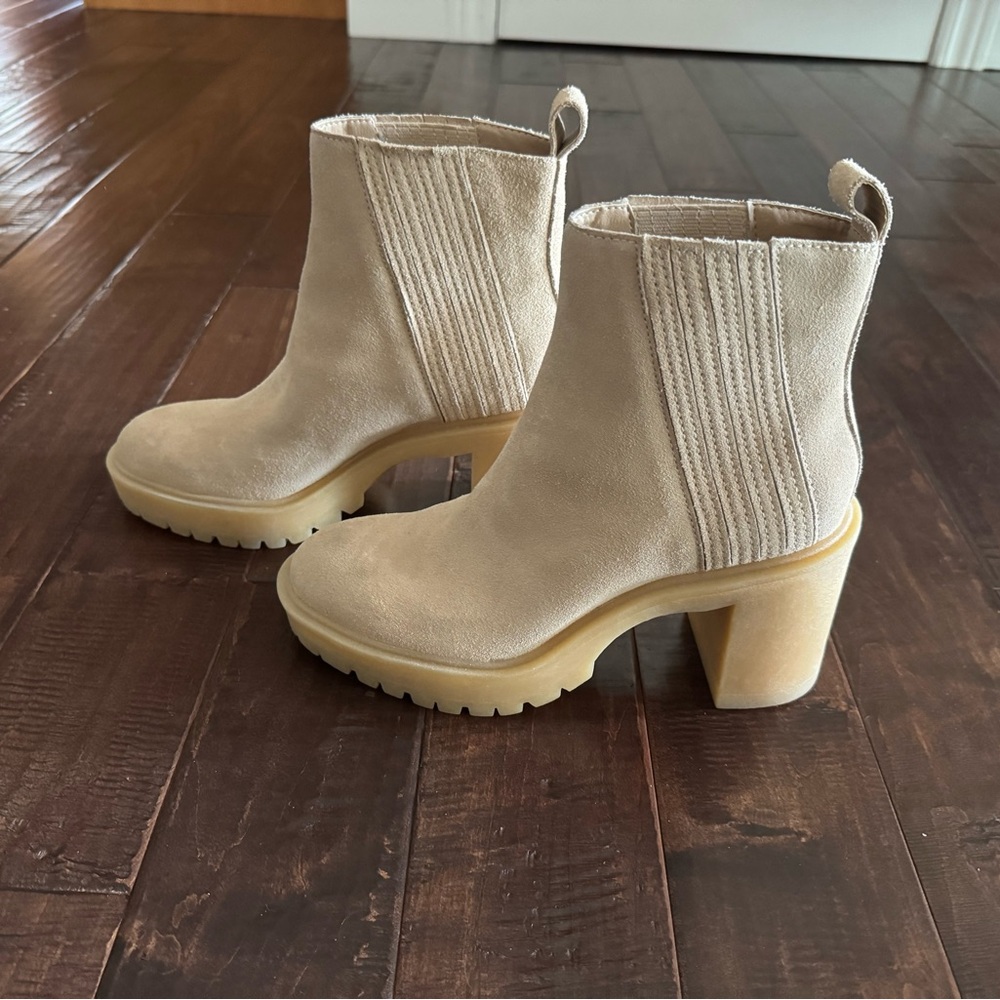 Stylish Dolce Vita Beige Ankle Boots for Women